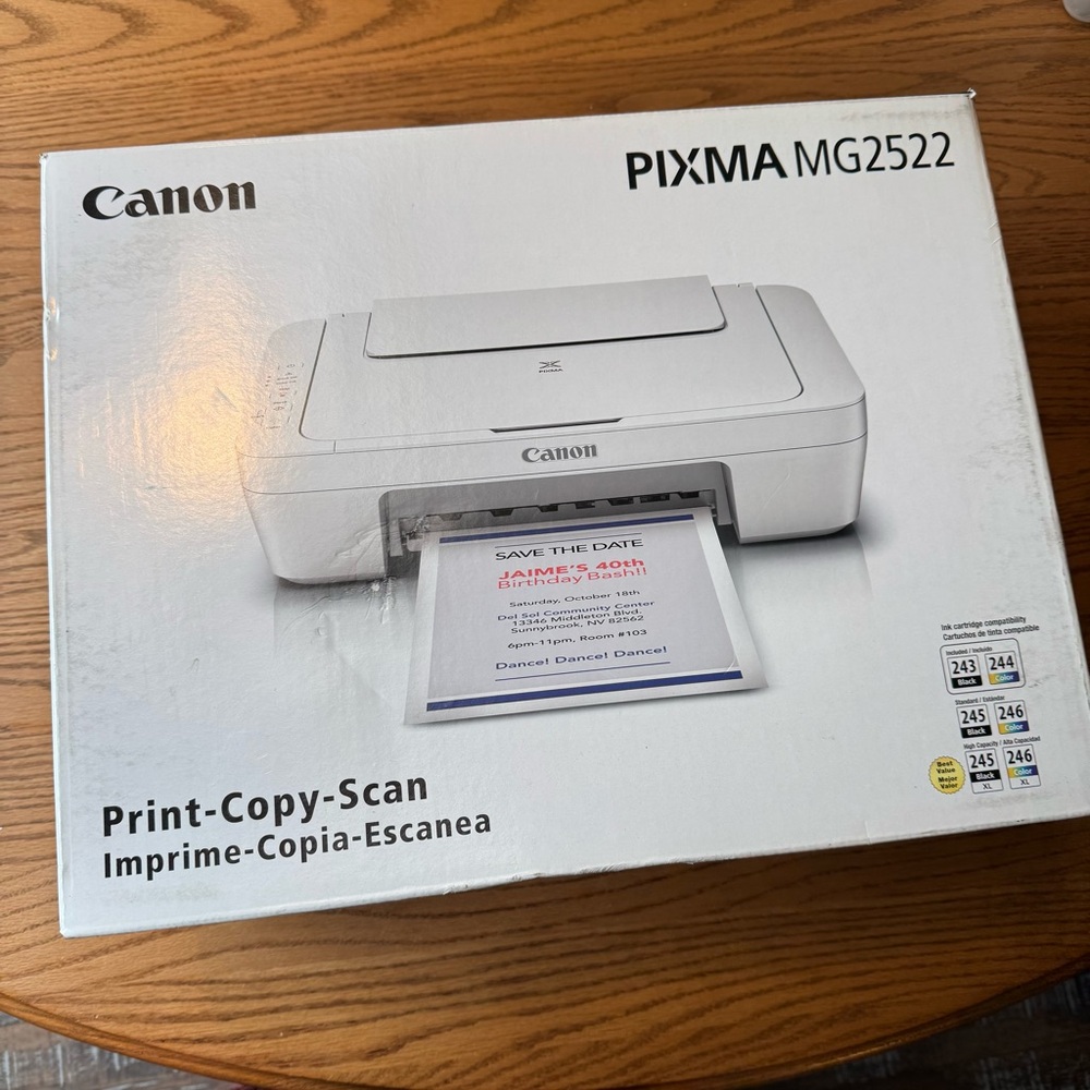 Canon Pixma MG2522 Printer new in box